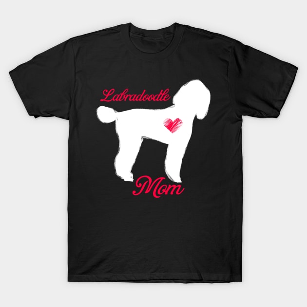 Labradoodle mom   cute mother's day t shirt for dog lovers T-Shirt by jrgenbode